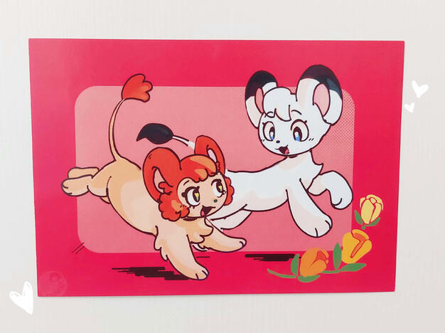 PRINT Leo and Laya A5 / 8€